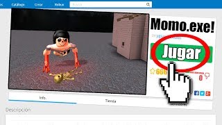 ENCONTRE EL VERDADERO JUEGO DE MOMO💀  ROBLOX★ [upl. by Ardnuhsed269]