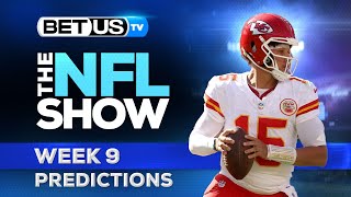 NFL Week 9 Predictions  Free Football Picks Betting Odds and Best Bets [upl. by Anidem]