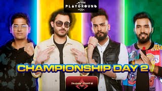 Playground 3 Championship Day 2  Shadow Fight  CarryMinati Elvish Yadav Techno Gamerz Mortal [upl. by Phelips]