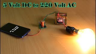 how to make 5 volt to 220 volt inverter at home [upl. by Ogdan148]