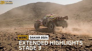 Extended highlights  Stage 3  Dakar2024  W2RC [upl. by Nylirad]