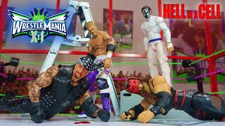 Judgement Day vs Brothers of Destruction  Hell in a Cell Action Figure Match [upl. by Isak]