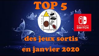 TOP 5 DES JEUX SORTIS EN JANVIER SUR NINTENDO SWITCH [upl. by Boehmer]