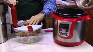 How to Make Homemade Beef Stew in a Pressure Cooker Using a Genius Food Chopper [upl. by Ateekan947]