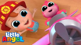 Fly Itsy Bitsy Spider   Little Angel Kids Songs amp Nursery Rhymes [upl. by Rakabuba]