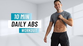 10 MIN DAILY AB WORKOUT  At Home Sixpack Abs Routine No Equipment [upl. by Clapper]