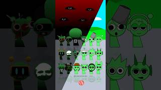 NormalampHorror Sprunki DuDiDam But They‘re All Greensprunki incrediboxsprunki viralvideo dudidam [upl. by Hatty]