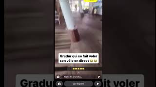 GRADUR CE FAIT VOLER SON VÉLO EN DIRECT 🤣🤯 [upl. by Thielen]