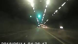 Dashcam  Kingsway Road tunnel  Liverpool to Wallasey [upl. by Accemahs]