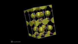 31 Wurtzite Zinc Iron Sulfide ZnFeS  crystal structure [upl. by Stromberg906]