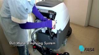 FLOOR SCRUBBER DRYER A5 EVO FASA [upl. by Leahcimauhsoj376]