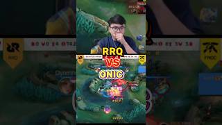 RRQ VS ONIC game 1🔥 mobilelegends mlbb mplids14 mpl rrq rrqkingdom onic sonic shorts [upl. by Atsok]