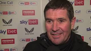 Nigel Clough on Doncaster draw [upl. by Notyrb]