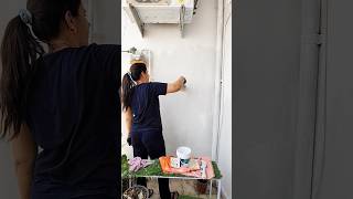 Balcony Makeover part 1 youtubeshorts shots balconygarden balconymakeover plants [upl. by Droc]