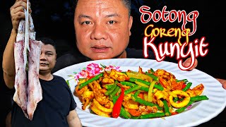 Resepi Sotong Goreng Kunyit Cara Masak Paling Mudah dan Sedap [upl. by Angrist294]