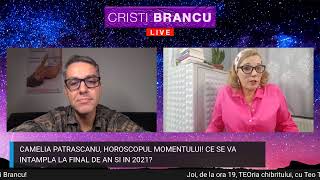 CAMELIA PATRASCANU HOROSCOPUL MOMENTULUI CE SE VA INTAMPLA LA FINAL DE AN SI IN 2021 [upl. by Strenta421]