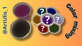 Strange color mixing recipeGuess the final color made [upl. by Ellatnahc214]