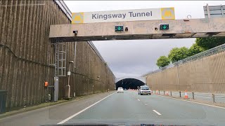 Liverpool to Chester drive through passing Kingsway Tunnel and M53 Motorway [upl. by Anilag223]