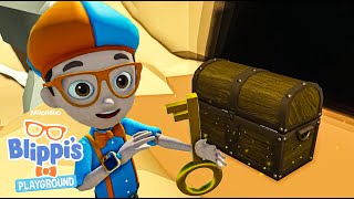 Blippi Opens a Secret Treasure Chest  Blippi Wonders Educational Videos for Kids [upl. by Recha965]