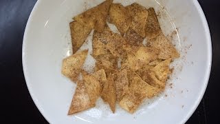 Weight Watchers Cinnamon Crisps Recipe [upl. by Aicirt833]