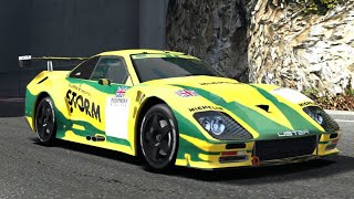 Lister Storm V12 Race Car  Nurburgring  Gran turismo PSP  Sin música [upl. by Ariane234]