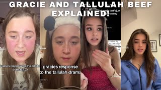 Gracie and Tallulah beef explained tiktok compilation foryou tallulahmetcalfe tallulah gracie [upl. by Jasisa295]