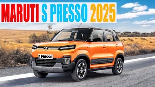 MARUTI S PRESSO 2025  Mini SUV  Full Detail Review [upl. by Stefanie]