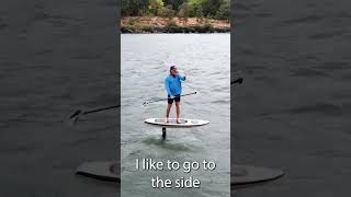 How to Downwind SUP foil  STEP 1  shorts [upl. by Ahsilad]