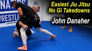 The Easiest Jiu Jitsu No Gi Takedowns by John Danaher [upl. by Dasha]