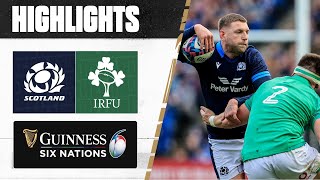 HIGHLIGHTS  🏴󠁧󠁢󠁳󠁣󠁴󠁿 Scotland v Ireland ☘️  2023 Guinness Six Nations [upl. by Aelem]