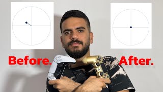 How to calibrate ps5 controller حل مشكلة انحراف انالوج بلايستيشن ٥ [upl. by Laerdna660]