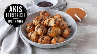 GreekStyle Banana Donuts  Akis Petretzikis [upl. by Aeiram]