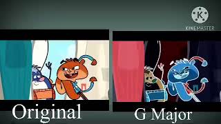 Scaredy Squirrel Theme Song Comparison Original Vs G Major [upl. by Servais]