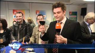 Lutz van der Horst WahlpartyHopping für die HeuteShow [upl. by Nabatse606]