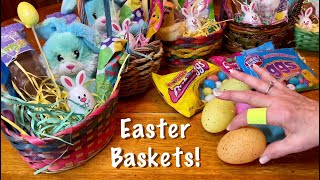 ASMR Easter Baskets No talking How to assemble amp wrap Easter basketsPlastic crinkles galore [upl. by Temp199]