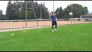 entrainement gardien but  exercice vivacité 5 goalkeeper training portero [upl. by Storm]