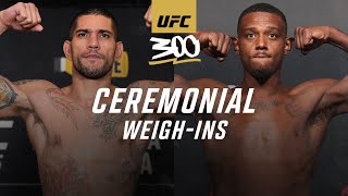 UFC 300 Ceremonial WeighIn [upl. by Euqenimod]