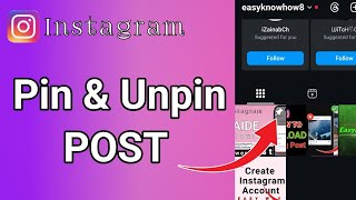 How To Pin And Unpin Post On Instagram In iPhone And Android [upl. by Clementina]