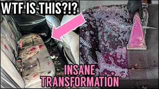 Deep Cleaning The NASTIEST REPO Car Ever  Insanely Satisfying Car Detailing Transformation How To [upl. by Kaine]