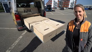 WOHNMOBIL CAMPERVAN AUSBAUKIT VON HORNBACH [upl. by Euqinim]