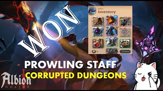 ALBION ONLINE 44 PROWLING STAFF CORRUPTED DUNGEONS [upl. by Feeley]