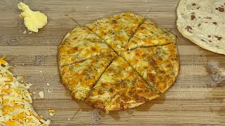 3 Ingredient Easiest Cheese Garlic Bread in Air Fryer [upl. by Sallad546]