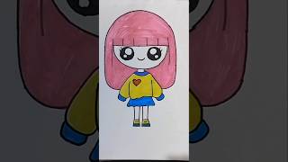 How To Draw A Barbie Girl shorts ytshorts barbie youtubeshorts trending drawing viralvideo [upl. by Noxas1]