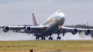 4K 100 planes landing and take off in 1 HOUR The best of plane spotting 2018 [upl. by Arev401]