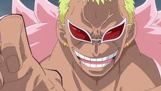 Trafalgar Law Uses Gamma Knife On Doflamingo English Dub [upl. by Atrebla]