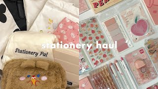 huge stationery haul 🌸 ft stationery pal 🌟 [upl. by Idnahk]