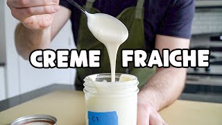 How to Make Creme Fraiche  From Scratch [upl. by Burgwell]