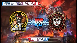 Heroes Lounge Ronda 6 Div 4 Für Rum und Ähre VS Pandamonium Parte 1 [upl. by Arimaj966]