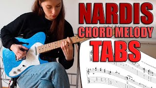 NARDIS  Jazz Guitar Chord Melody  with TABS [upl. by Annot]