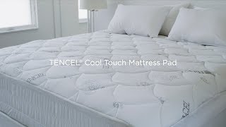 TENCEL Cool Touch Mattress Pad From DOWNLITE [upl. by Suirrad]